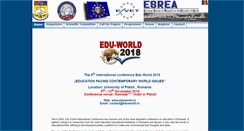 Desktop Screenshot of eduworld.ro